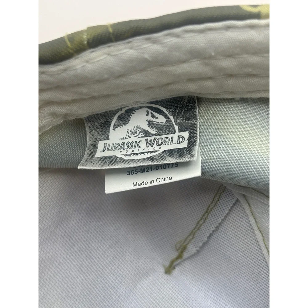 Jurassic World Dominion Baseball Cap Green Camo Dinosaur Hat 365-M21-010775 OSFM